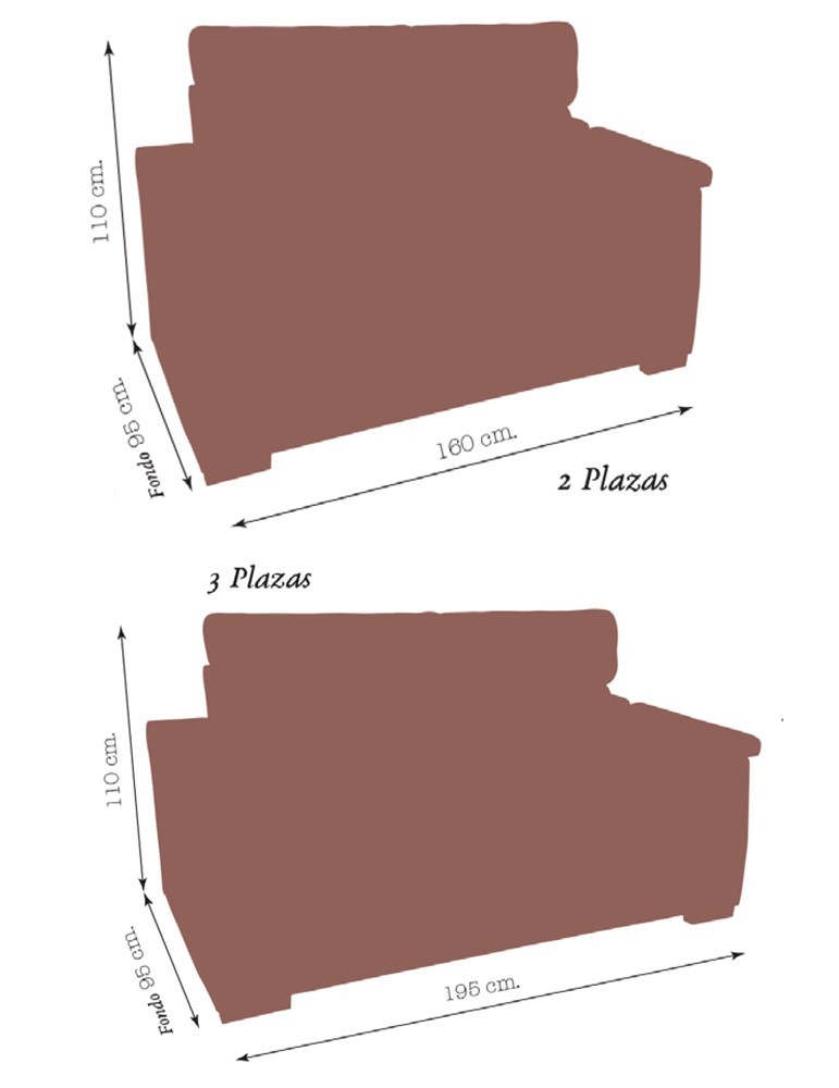 Sofá Diana 2 Plazas